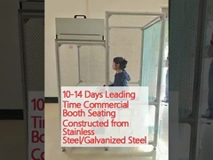 10-14 Ημέρες Ημερομηνία προμήθειας Καθίσματα εμπορικών περίπτερο κατασκευασμένα από ανοξείδωτο χάλυβα / γαλβανισμένο χάλυβα