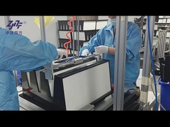 Ζυγισμένο ατσάλινο πλαίσιο V Bank HEPA φίλτρο, 0.3um HEPA πλεγμένο φίλτρο αέρα H13 υψηλή χωρητικότητα σκόνης