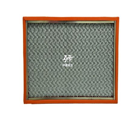 Βιομηχανία Εργοστάσιο ημιαγωγών H14 H13 250 ° C Φύλλο γυαλιού HEPA φίλτρο, υψηλής θερμοκρασίας ανθεκτικό HEPA φίλτρο αέρα Πίνακα