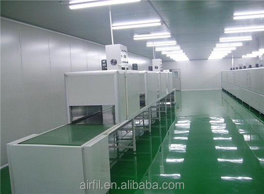 quality Μοντυλό καθαρό δωμάτιο Standards Booth Ceiling FFU καθαρό δωμάτιο με σάντουιτς πάνελ factory