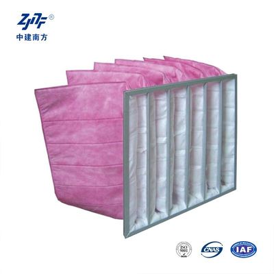 Φαρμακευτικό νοσοκομείο Air Pocket Filter Bag 1um Για σύστημα εξαερισμού HVAC