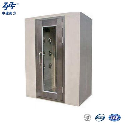 380V/50HZ Καθαρό δωμάτιο αέρα ντουζ με 22-25 M/s πίδακα ταχύτητα αέρα