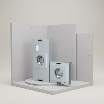 quality Μονάδα φίλτρου ανεμιστήρα HEPA H14 με πλαίσιο από ανοξείδωτο χάλυβα SUS304 και έλεγχο τριών ταχυτήτων για καθαρά δωμάτια factory